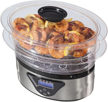 Load image into Gallery viewer, Hamilton Beach 37530C Digital Steamer, 5.5 quart, Multicolor