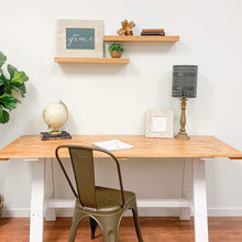 Load image into Gallery viewer, Del Hutson Designs Handmade inch Rustic Pine Floating Wall Shelves (Set of 2)…