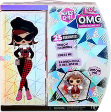 Load image into Gallery viewer, LOL Surprise OMG Winter Chill Camp Cutie Fashion Doll &amp; Sister Babe in The Woods Doll with 25 Surprises to UNbox - Clothes &amp; Accessories with Reusable Playset for Kids Girls Ages 4+