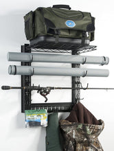 Load image into Gallery viewer, Organized Fishing Metal Game Changer Wall Rack for Fishing and Hunting Gear Storage, GCB-001