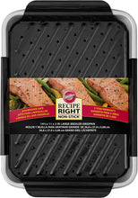Load image into Gallery viewer, Wilton Recipe Right Non-Stick Large Broiler Pan Set, Ideal for Chicken Fajitas, Pork Chops and Rice, Halibut or Marinated Lamb Chops, 14 x 11-Inch