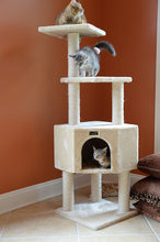Load image into Gallery viewer, Armarkat Classic Cat Tree Beige/14 D x 18&quot; W x 48&quot; H (A4801)