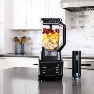 Ninja Smart Screen Duo Technology in Black (CT661V) Countertop Blender with Freshvac, 72 oz,