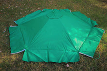 Load image into Gallery viewer, Frame It All Tool-Free Classic Sienna 7ft. x 8ft. x 11in. Composite Hexagon Sandbox Kit with Telescoping Canopy/Cover - 2&quot; Profile