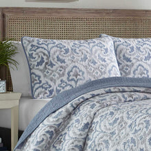 Load image into Gallery viewer, Tommy Bahama Cape Verde Smoke Quilt Set, Twin, Smoke