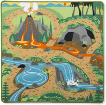 Load image into Gallery viewer, Melissa &amp; Doug Prehistoric Playground Dinosaur Activity Rug