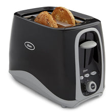 Load image into Gallery viewer, Oster 2-Slice Toaster, Black (006332-000-000)