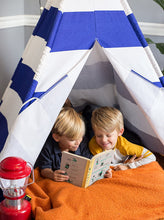 Load image into Gallery viewer, Wildkin Kids 100% Cotton Teepee Play Tent for Boys and Girls, Kids Play Tent