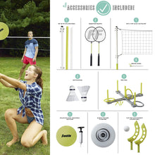 Load image into Gallery viewer, Franklin Sports Fun 5 Combo Set - Badminton - Volleyball - Ring Toss - Flip Toss - Flying Disc