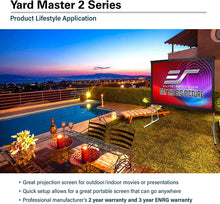 Load image into Gallery viewer, Outdoor Projector Screen with Stand 16:9, 8K 4K Ultra HD 3D Fast Folding Portable Movie Theater Cinema