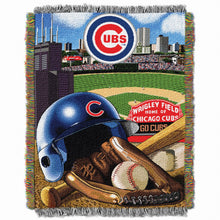 Load image into Gallery viewer, Officially Licensed MLB Home Field Advantage Woven Tapestry Throw Blanket, Soft &amp; Cozy, Washable, Throws &amp; Bedding, 48" x 60"
