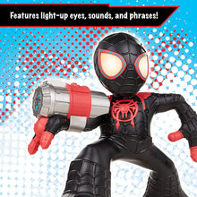 Load image into Gallery viewer, Spider-Man E2842 : Into The Spider-Verse Shockstrike Mile Morales Super Hero Electronic Action Figure Toy