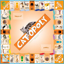 Load image into Gallery viewer, Late for the Sky CAT-opoly Board Game White, Large