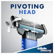 Load image into Gallery viewer, Gillette Mach3 Men&#39;s Disposable Razor, 3 Count, Mens Razors/Blades