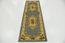 Load image into Gallery viewer, Unique Loom Versailles Collection Traditional Classic Light Blue Runner Rug (2' 2 x 6' 0)