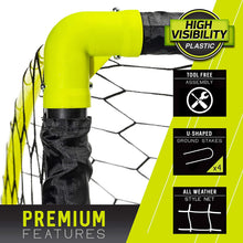 Load image into Gallery viewer, Franklin Sports Portable Soccer Goal - Kids Backyard Soccer Net - 6 x 4 Foot - All-Weather, Durable, Easy Storage - Blackhawk Goal