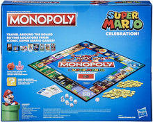 Load image into Gallery viewer, Monopoly Super Mario Celebration Edition Board Game for Super Mario Fans for Ages 8 and Up, with Video Game Sound Effects