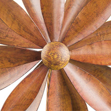 Load image into Gallery viewer, Alpine Corporation NCY354 Alpine Rustic Metal Rudbeckia Windmill Stake, 96 Inch Tall, Rusty