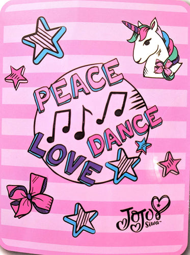 Jojo Siwa Peace, Dance, Love Throw