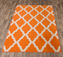 Load image into Gallery viewer, Ottomanson Glamour Collection Contemporary Moroccan Trellis Design Runner Rug (Non-Slip) Kitchen and Bathroom Mat