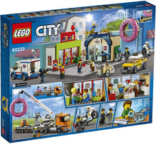 Load image into Gallery viewer, LEGO City Donut Shop Opening 60233 Store Opening Build and Play with Toy Taxi