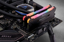 Load image into Gallery viewer, CORSAIR VENGEANCE RGB 16GB (2x8GB) DDR4 2666MHz C16 Desktop Memory - Black