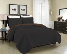 Load image into Gallery viewer, Blissful Living Reversible Luxury Pinsonic Solid Quilt Set Including Shams – Lightweight and Soft for All Year Round Comfort