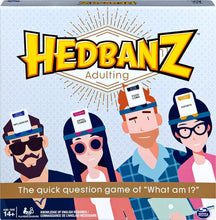 Load image into Gallery viewer, Hedbanz Adulting, Hilarious Party Game of Guessing and Charades for Millennials