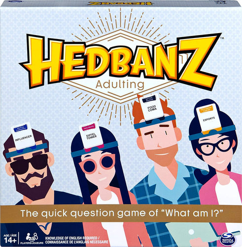 Hedbanz Adulting, Hilarious Party Game of Guessing and Charades for Millennials