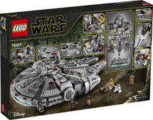 Load image into Gallery viewer, LEGO Star Wars: The Rise of Skywalker Millennium Falcon 75257 Starship Model Building Kit and Minifigures (1