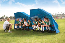Load image into Gallery viewer, Sport-Brella Super-Brella SPF 50+ Sun and Rain Canopy Umbrella for Beach and Sports Events (8-Foot, Blue)