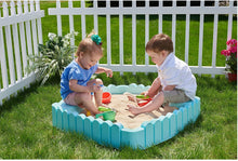 Load image into Gallery viewer, Little Tikes Water - Resistant Picket Fence Sandbox