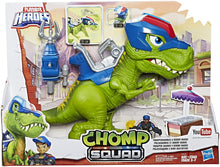 Load image into Gallery viewer, Playskool Heroes Chomp Squad Troopersaurus and Bobby Badge
