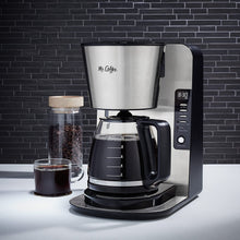 Load image into Gallery viewer, Mr. Coffee 12-Cup Programmable Coffeemaker, Stainless BVMC-FBX39,Black