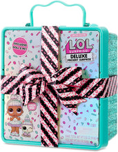 Load image into Gallery viewer, L.O.L. Surprise Deluxe Present Surprise with Limited Edition Sprinkles Doll and Pet, Teal