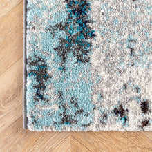 Load image into Gallery viewer, nuLOOM Haydee Abstract Area Rug, 4' x 6', Blue