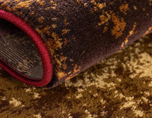 Load image into Gallery viewer, Unique Loom Barista Collection Modern Circles Rustic Warm Multi Area Rug (2' 2 x 3' 0)