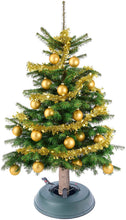 Load image into Gallery viewer, Gardenised Automatic Plastic Green Foot Pedal Christmas Tree Stand
