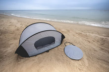 Load image into Gallery viewer, ONIVA - a Picnic Time Brand Manta Portable Pop-Up Sun/Wind Shelter, Gray