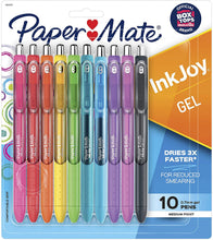 Load image into Gallery viewer, Paper Mate Gel Pens | InkJoy Pens, Medium Point, Assorted, 10 Count
