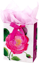 Load image into Gallery viewer, Hallmark Medium Gift Bag with Tissue Paper for Birthdays, Bridal Showers, Weddings or Any Occasion (Pink Rose)