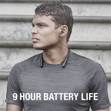 Load image into Gallery viewer, Skullcandy Method Bluetooth Wireless Sweat-Resistant Sport Earbuds with Microphone, Secure Around-The-Neck Collar, 9-Hour Rechargeable Battery, Perfect for Working Out, Black/Swirl