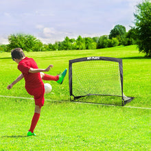 Load image into Gallery viewer, NET PLAYZ 4ftx3ft Easy Fold-Up Portable Training Soccer Goal, Set of 2