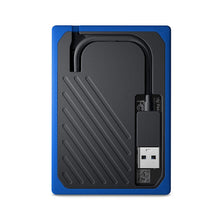 Load image into Gallery viewer, WD 500GB My Passport Go Cobalt SSD Portable External Storage - WDBY9Y5000ABT-WESN