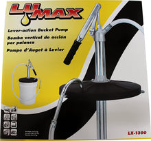 Load image into Gallery viewer, Lumax LX-1300 Black Lever-Action Bucket Pump for 5 Gallon Pails