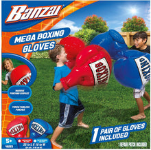 Load image into Gallery viewer, BANZAI Kids Inflatable Mega Boxing Gloves, Red Blue