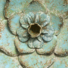 Load image into Gallery viewer, Stratton Home Decor Set of 3 Rustic Flower Wall Decor W X 1.00 D X 8.25 H, Multi
