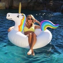 Load image into Gallery viewer, GoFloats Unicorn Pool Float Party Tube Inflatable - Adults &amp; Kids Sizes