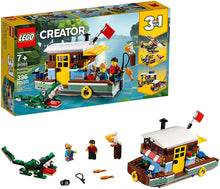 Load image into Gallery viewer, LEGO Creator 3in1 Riverside Houseboat 31093 Building Kit (396 Pieces)