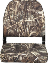 Load image into Gallery viewer, Attwood Folding Boat Seat - Low-Back Padded, High-Impact Plastic Frame